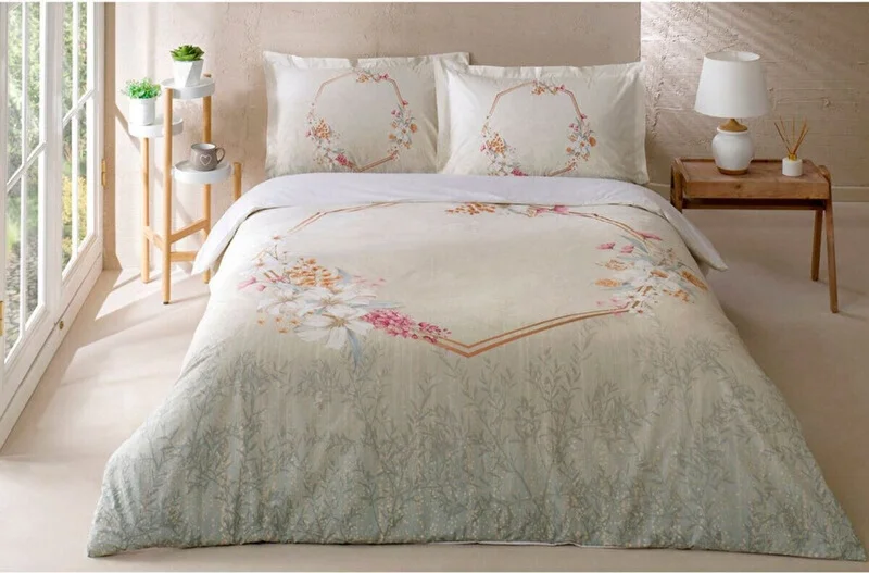 نيشيف Double Ranforce Duvet Cover Set Candidum Cream