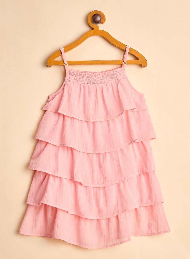 ستايلو بج فستان ستايلو باغ بحزام بيتش سادة وطبقات - Image 3