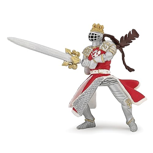 Papo -Hand-Painted - Figurine -Medieval-Fantasy -Dragon King with Sword -39797 - Collectible - for Children - Suitable for Boys and Girls - from 3 Years Old - Image 1