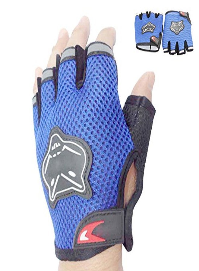Futaba Workout Weight Lifting Wrist Gloves - Blue - Pack of Two - Image 3