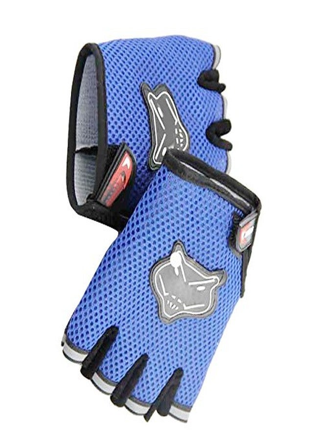 Futaba Workout Weight Lifting Wrist Gloves - Blue - Pack of Two - Image 5