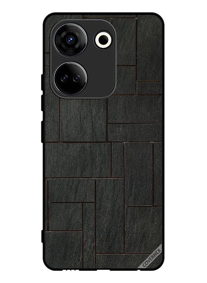 Covernex Protective Case Cover For Tecno Camon 20 Stones Wall Pattern - Image 1