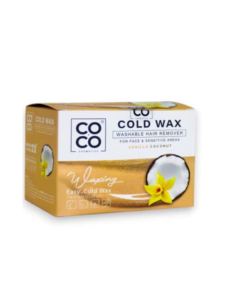 كوكو مزيل شعر بارد قابل للغسل للوجه والمناطق الحساسة برائحة الفانيليا وجوز الهند 250 غرام - Image 1