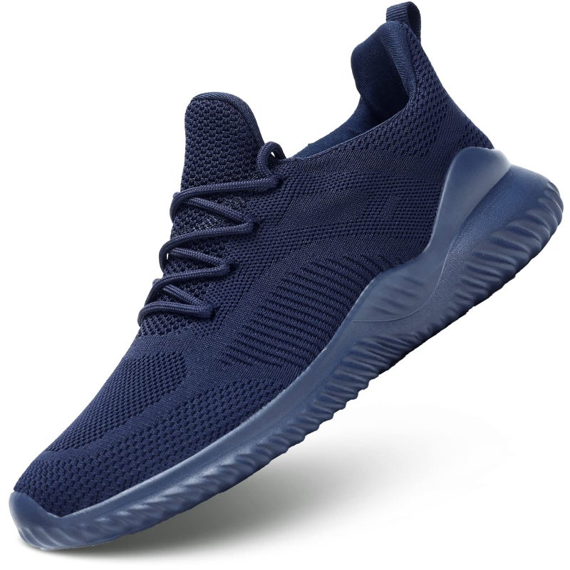 Kapsen Mens Non Slip Running Shoes Ultra Light Breathable Casual Walking Shoes Fashion Sneakers Mesh Workout Sports Shoes