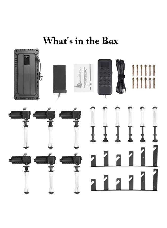 Fotoconic 6 Roller Motorized Electric Wall Ceiling Mount Background Support System with Remote