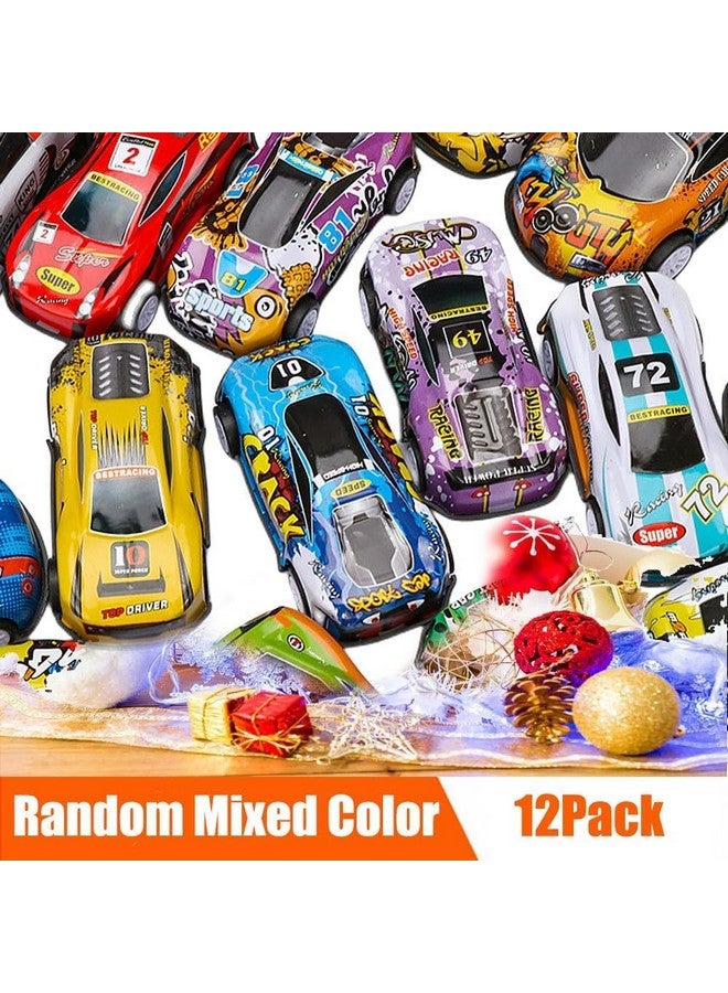 Amitasha 12 Unbreakable Racing Die-Cast Cars for Kids Pull Back Vehicles Metal Alloy Pull Back Car Toys for Boys Age 3 Years Birthday Gift (12 Metal Cars )(assorted) - Image 2