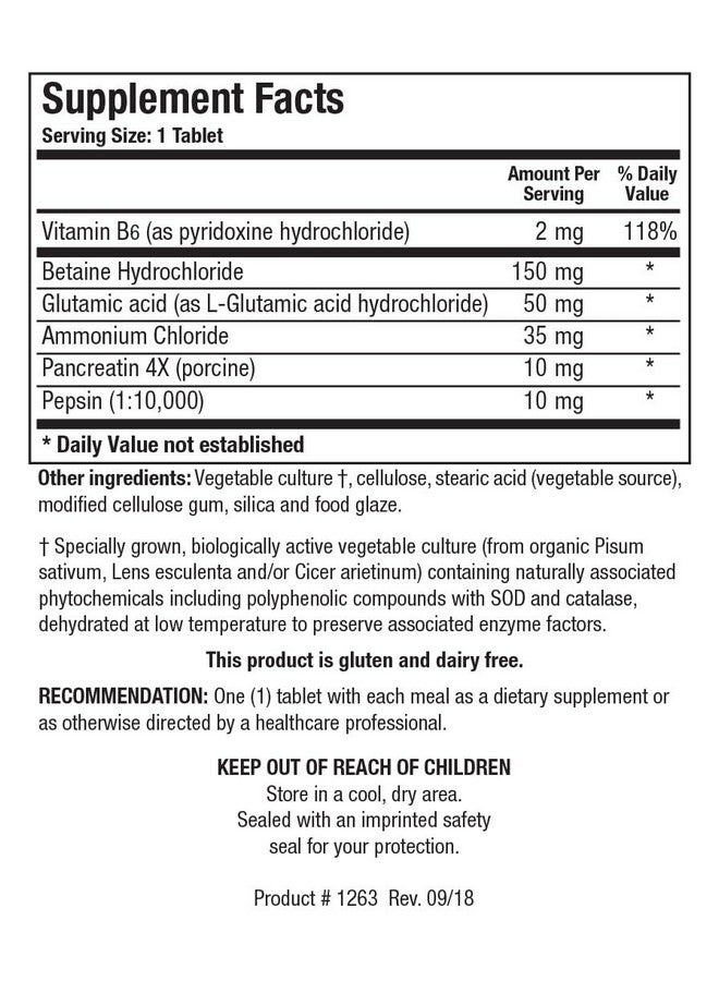 Biotics Research Biotics Research Hydro Zyme™ - Digestive Enzymes (Enzimas Digestivas) For Women & Men - Enzymes for Digestion Supplement Contains Betaine HCL - Supports Healthy Gastric pH & Immune Health-250 Enzyme's - Image 2