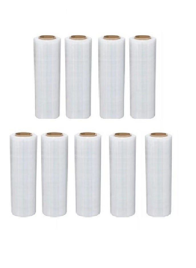 Pack of 9PC Stretch Film Wrap 1KG (400 Core ) Clear Packing with Heavy Duty Household Materials ,Office , Warehouse - pzsku/Z653FC43C3E5251B412CAZ/45/_/1716733256/07288523-bf22-48db-851c-c17dd2172b3b