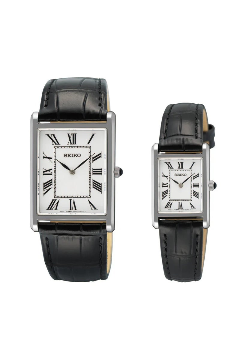 Seiko Tank Couple Watch SWR103P1 & SWR107P1