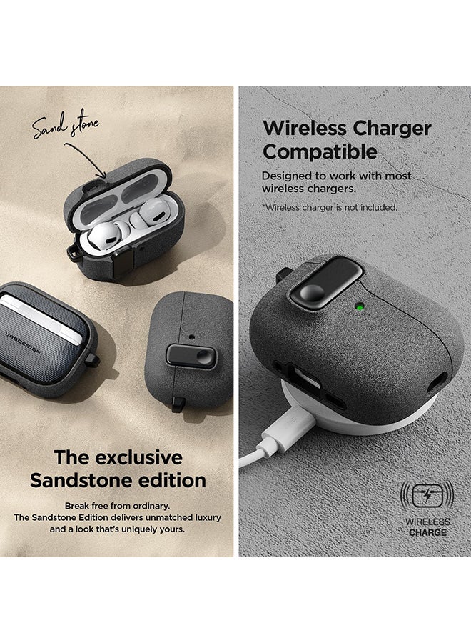 O Ozone Case for Airpods Pro 3 |Modern Lock Hard Rugged with Secure Lock  Protective Case Cover for Apple AirPods 3rd Generation Case Cover for Men -Black - Image 4