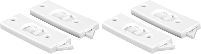 PRIMELINE F 2599 3-3/8 in. White Plastic Window Lock with Spring-Loaded Tilt Latch (Single Pack) (Pack of 2) - Image 1