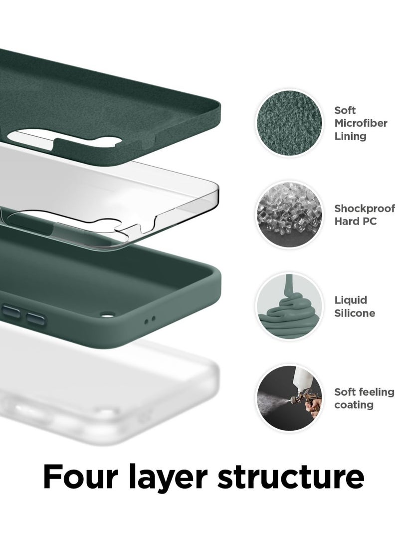 BORTONY Samsung Galaxy A55 Case Cover Flexible Soft Silicone Slim Fit Case for Galaxy A55 Anti Scratch with Inside Microfiber Lining Shockproof Protective Phone Case for Galaxy A55 Case 6.6 inch  - Image 5
