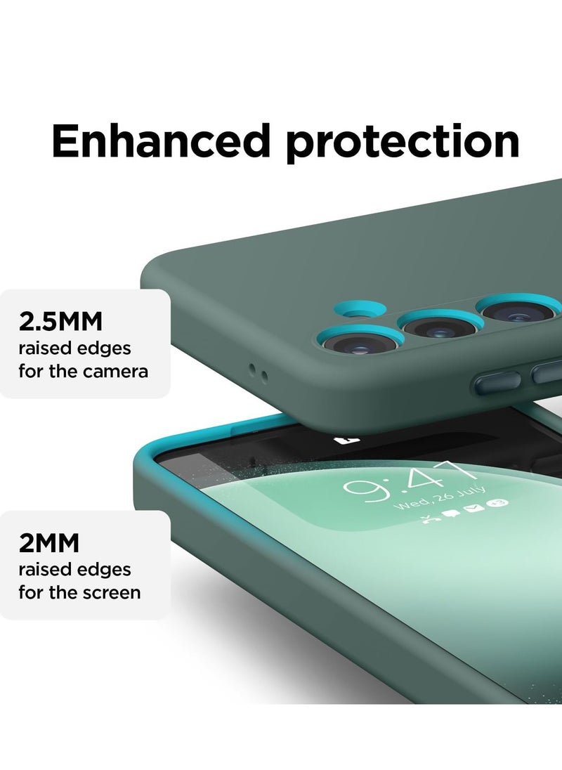 BORTONY Samsung Galaxy A55 Case Cover Flexible Soft Silicone Slim Fit Case for Galaxy A55 Anti Scratch with Inside Microfiber Lining Shockproof Protective Phone Case for Galaxy A55 Case 6.6 inch  - Image 3