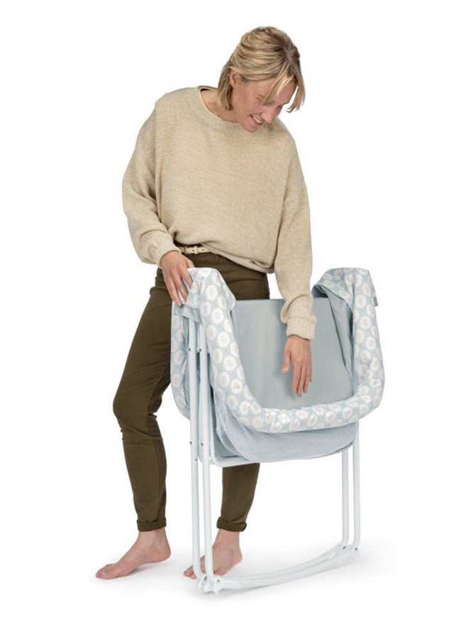 ingenuity Snooze And Stow Rocking Portable Folding Bassinet - Sheppy -  0 Months+ - Image 5