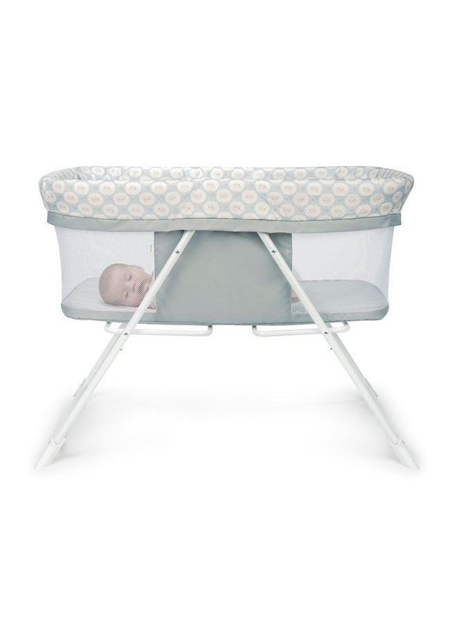 ingenuity Snooze And Stow Rocking Portable Folding Bassinet - Sheppy -  0 Months+ - Image 3