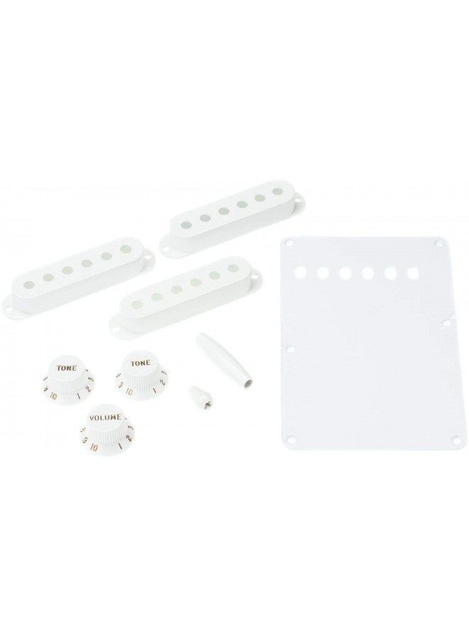 FENDER طقم ملحقات فندر ستراتوكاستر بتصميم عتيق، أبيض
