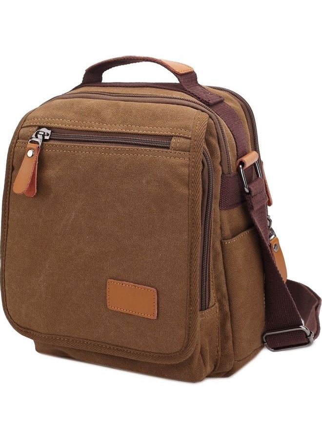 NIBEMINENT - Multifunction Canvas Men Messenger Bags Travel - Image 1