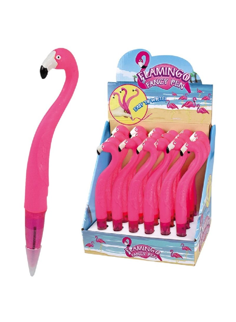 Salla 24-Piece Flamingo Ballpoint Pen Pink - Image 1