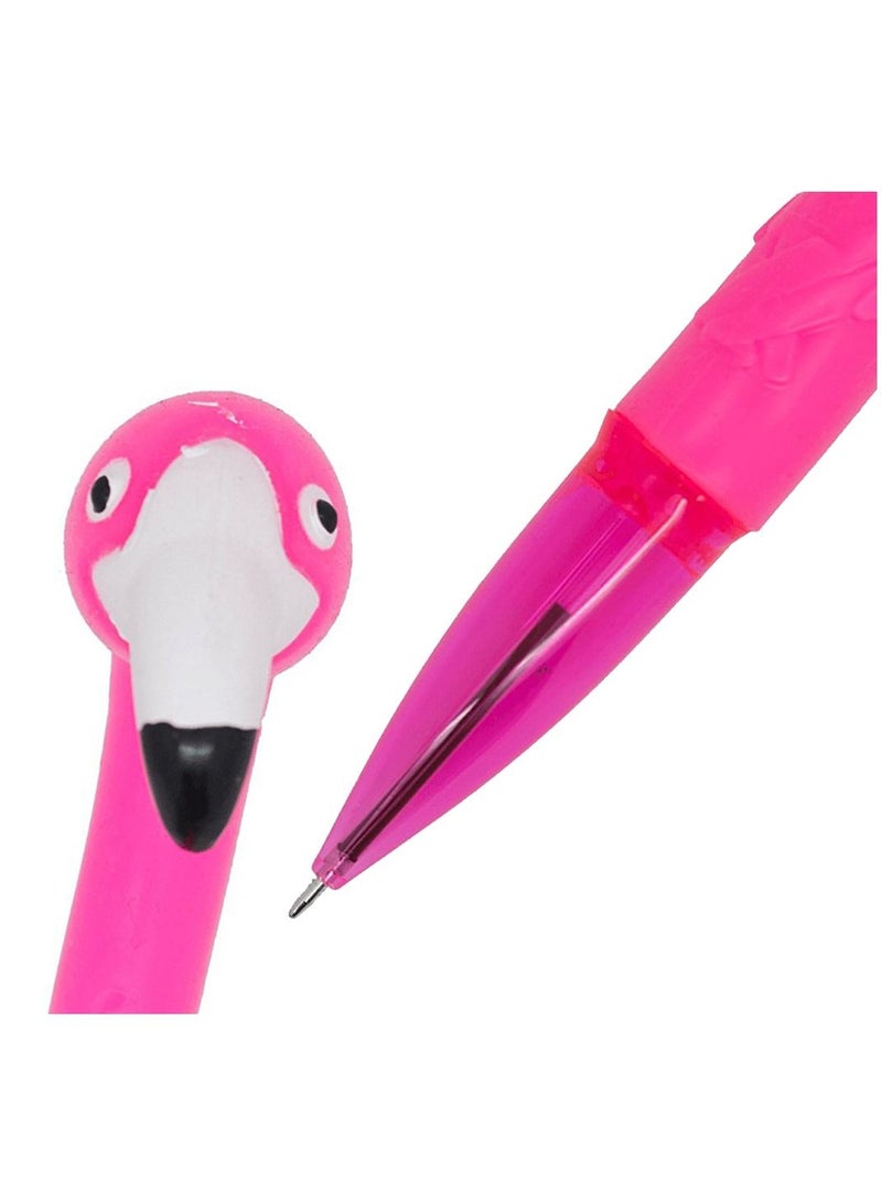 Salla 24-Piece Flamingo Ballpoint Pen Pink - Image 5