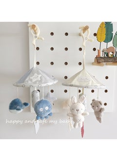 Generic The Toy Pendant Hanging On The Baby Carriage Can Clip The Baby Stroller Hanging The Wind Bell Ringing The Bedside Hanging Ornaments-Color:Rabbit Bear-latest Wind Chime [upgraded Music Version]  - Image 2