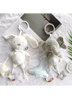 Generic The Toy Pendant Hanging On The Baby Carriage Can Clip The Baby Stroller Hanging The Wind Bell Ringing The Bedside Hanging Ornaments-Color:Rabbit Bear-latest Wind Chime [upgraded Music Version]  - Image 3