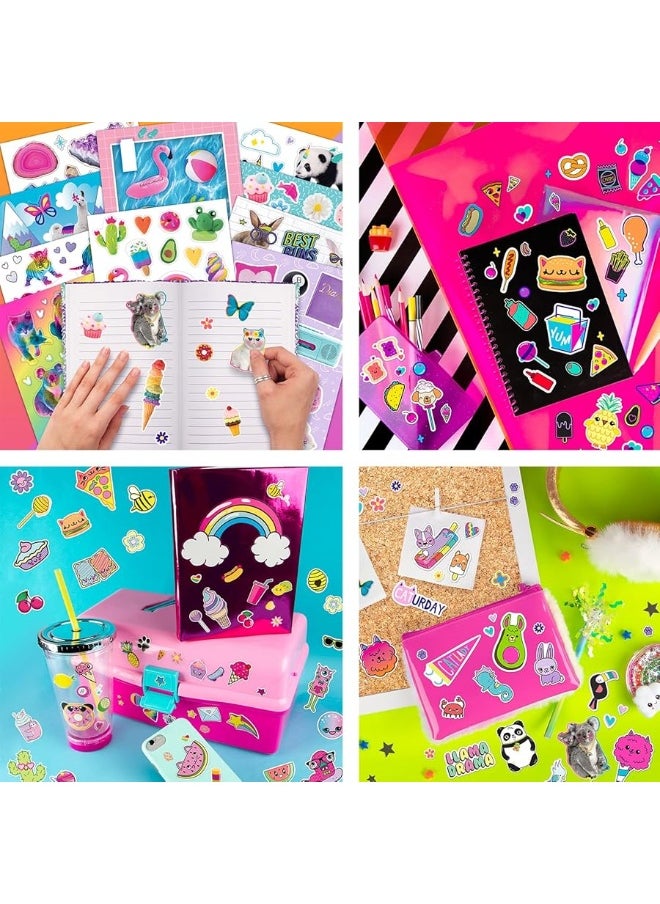 Fashion Angels - Set of 4 Stickers Books, 1000+ Stickers for Each Book, Fantasy, Food, Photographs and Animals, for 6 Years, 32672F - pzsku/Z65404AC735DC5DFB62C0Z/45/_/1729417128/205f3760-1aeb-4fad-a2ab-2688900f8128