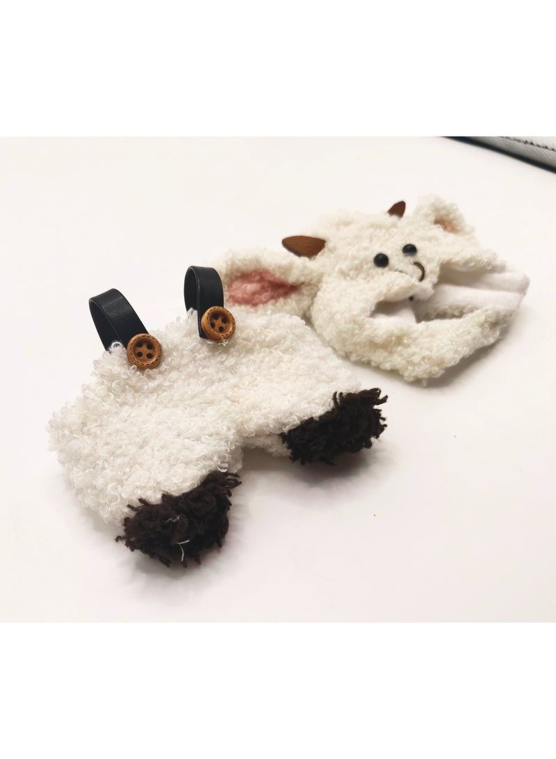 linkship Labubu Doll Clothes, Interchangeable Outfit Set for 17cm Hanging Plush, Stylish & Durable Apparel for 1st/2nd/3rd Gen Collection - Image 3