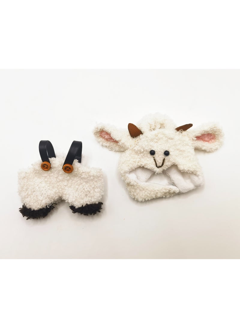 linkship Labubu Doll Clothes, Interchangeable Outfit Set for 17cm Hanging Plush, Stylish & Durable Apparel for 1st/2nd/3rd Gen Collection - Image 2