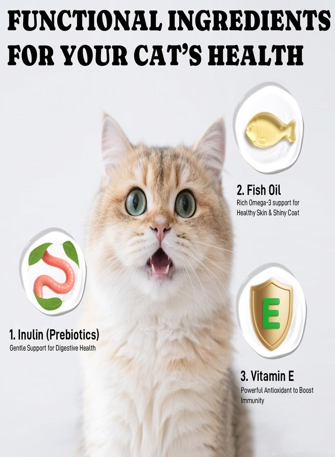 PETASTY Squeezable Stick Lickable Cat Treats, Grain-Free, Chicken Soft Creamy Puree with Vitamin E, High Protein Wet Cat Treat, No Artificial Additives for Daily Interactive Training Reward, 20 Tubes - Image 5