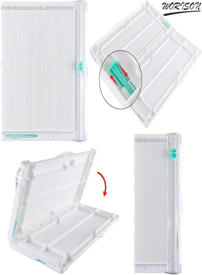 Worison Foldable Multipurpose 12 x 12 Inch Scoring Board for Scrapbooking, Art & Craft, Paper Trimming Etc - Image 3