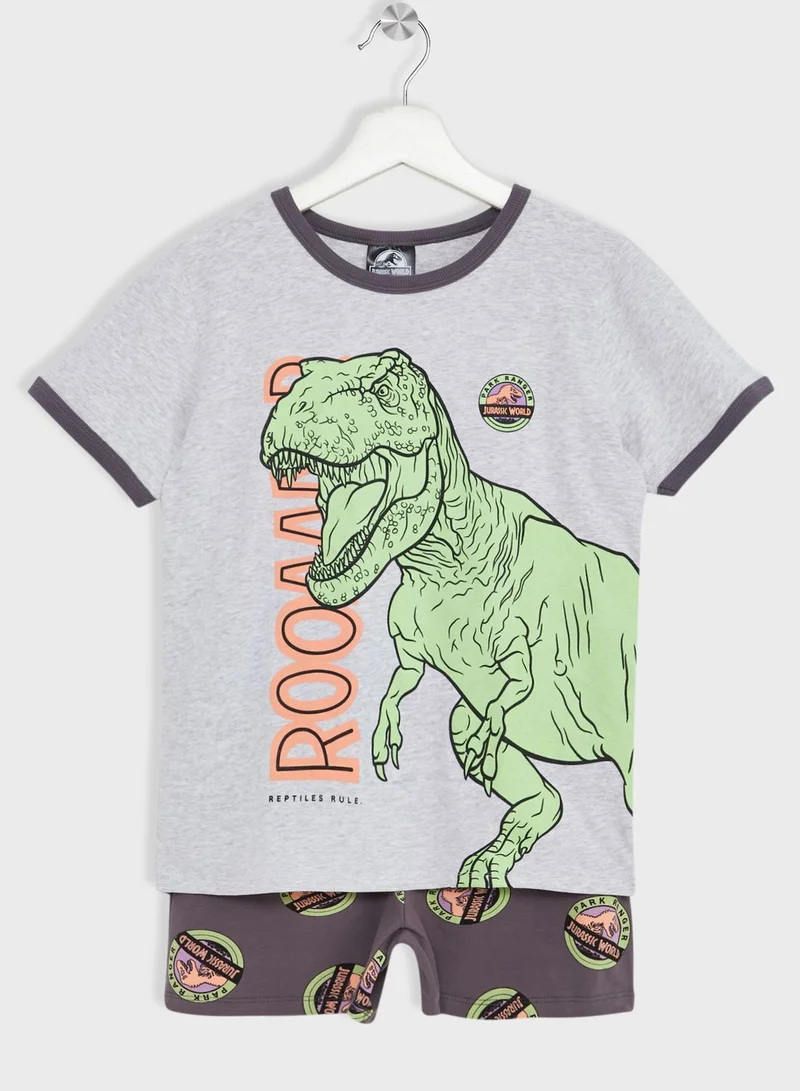Cotton On Kids Dino T-Shirt & Shorts