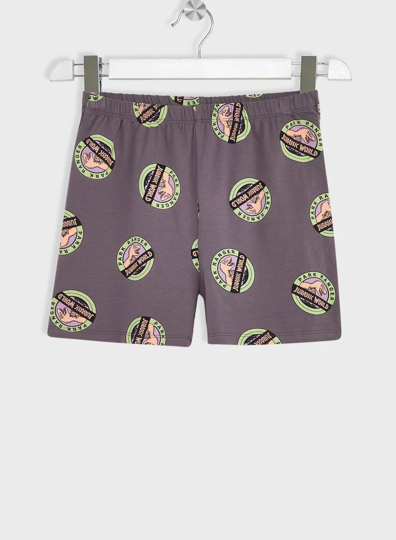 Cotton On Kids Dino T-Shirt & Shorts