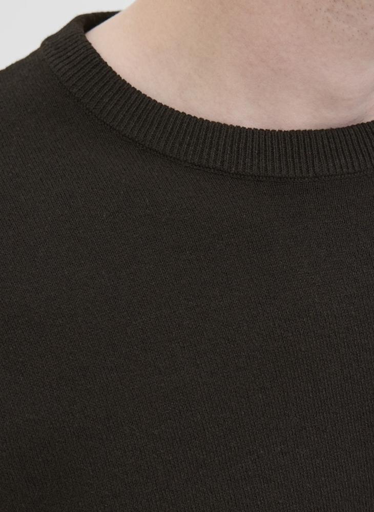 JJ Rebel Knit Neck Long Sleeve Sweater - Image 3