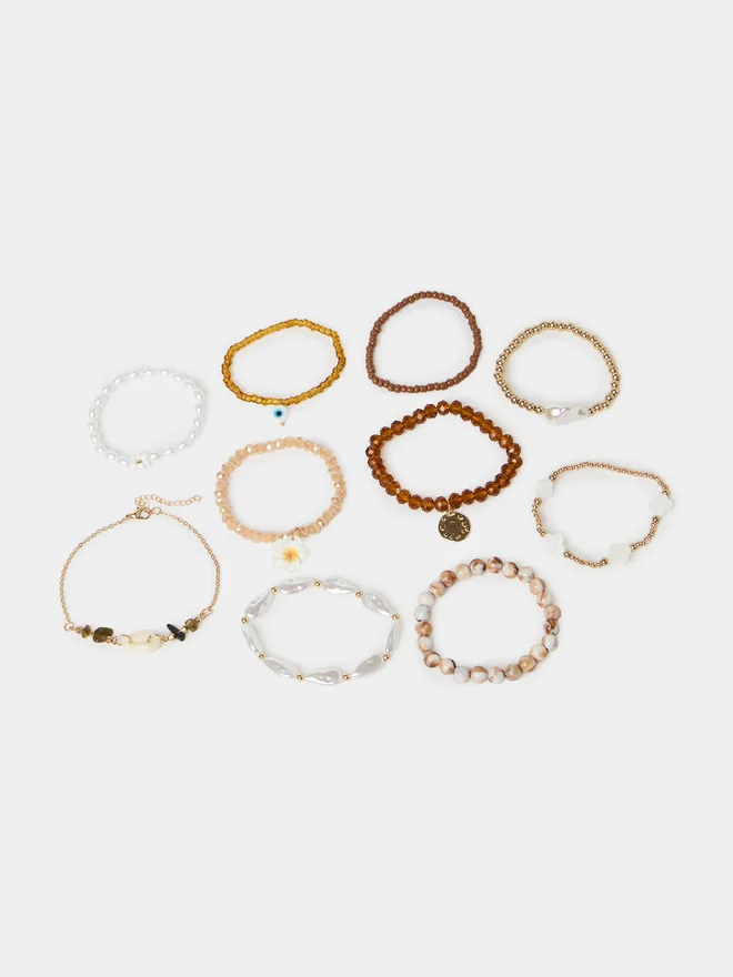Styli  Styli Multipack Beaded Bracelet for Women | Best Price UAE