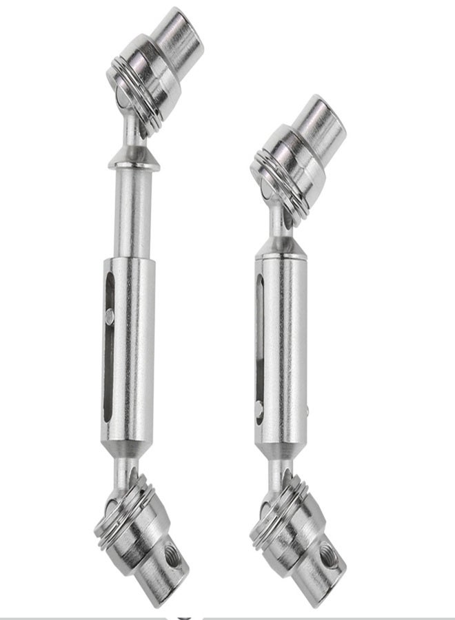 Drive Shaft 2pcs Compatible with WPL B1 B16 B24 B36 C1 C24 C34 JJRC Q60 Q61 Q65 MN 90 RC Car - Image 2