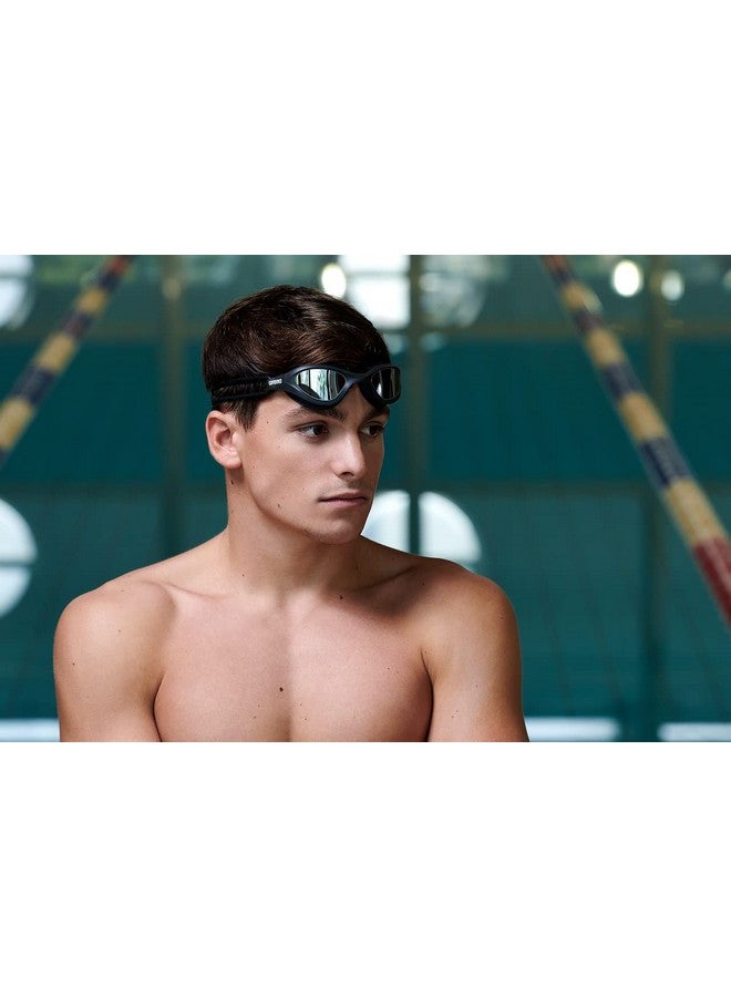 arena نظارات سباحة 365 مضادة للضباب وعدسات نظارات سباحة بعدسات واسعة وحماية من الأشعة فوق البنفسجية وجسر أنف ذاتي التعديل - Image 5