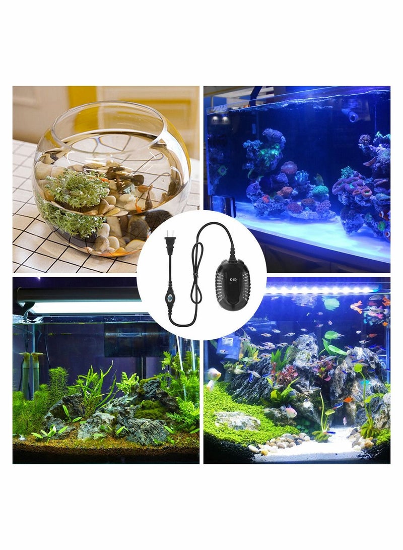 سيوسي مصغرة حوض السمك الرقمية مع عرض غاطسة سخان 50W ، والتعاقد من نوع التدفئة السريع الحرارة ، مع وحدة تحكم خارجي و المدمج في ميزان الحرارة ، ومناسبة للصيد والسلاحف - Image 2