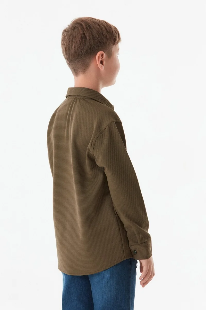 فولامودا Corded Buttoned Boy's Shirt