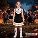 CIFITERY Cheerleader Costume for Girls Black White Cheerleading Outfit For Kids Cheer Up Halloween Dress Up Cheerleader Gifts - Image 4