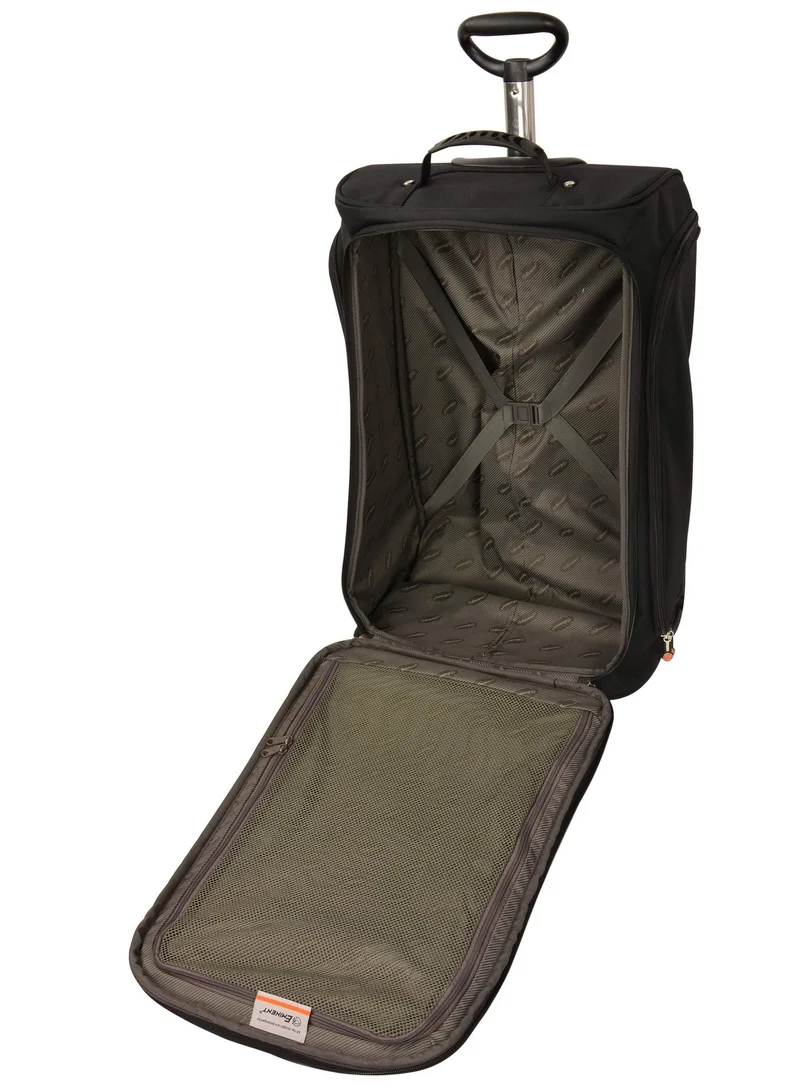 Eminent  Soft Shell Rolling Backpack with Pockets Small Lightweight School Luggage Bag with Pockets With 2 Wheels E5478A Black  | Best Price UAE