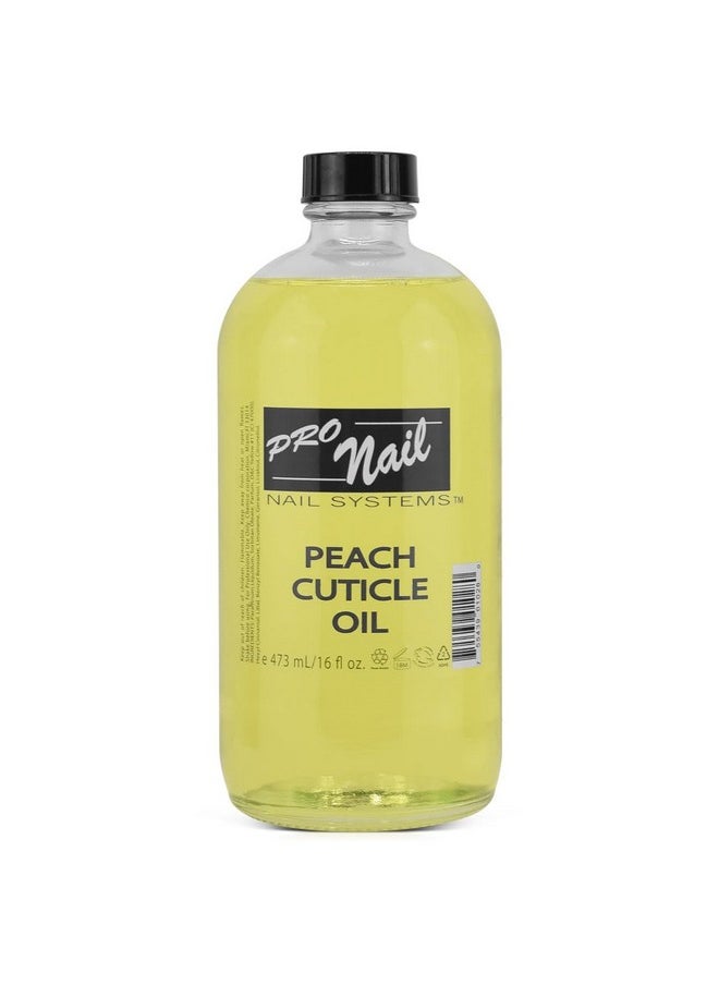 pro nail nail systems - Pronail Cuticle Revitalizing Oil For Nails Peach 16 Oz Professional Strength Pedicure And Manicure Moisturizes And Strengthens Nails And Cuticles Soothing And Nourishing - Image 1