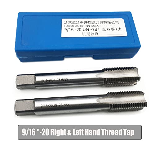 IBVIBV 9/16-20 Right & Left Hand Thread Tap HSS set 9/16'' - 20 TPI For Bike Crank Repair - Image 2