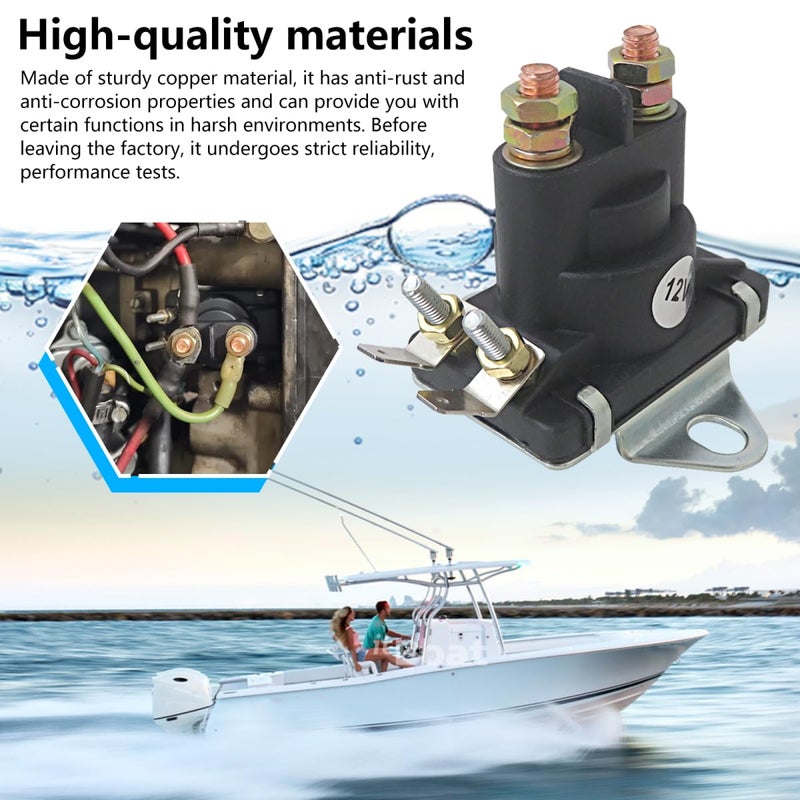 2Pcs 12V Automatic Starter Solenoid Switch For 40 HP 35 275 HP Outboard Motor - Image 4
