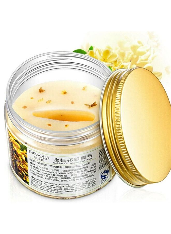 BIOAQUA Gold Osmanthus Lemon Eye Mask 80 Pcs Women Collagen Gel Protein Nourishing - Image 1