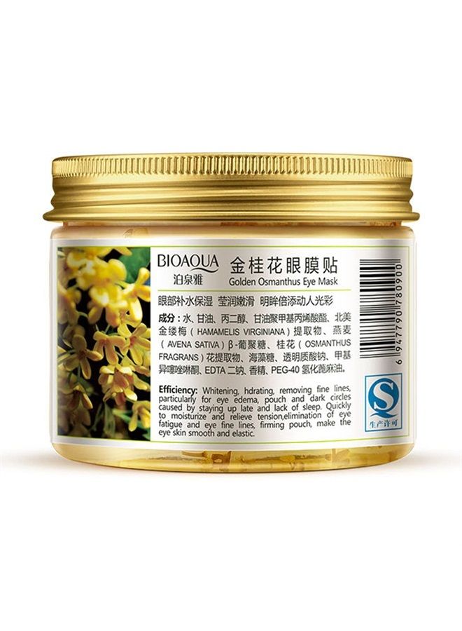 BIOAQUA Gold Osmanthus Lemon Eye Mask 80 Pcs Women Collagen Gel Protein Nourishing - Image 4