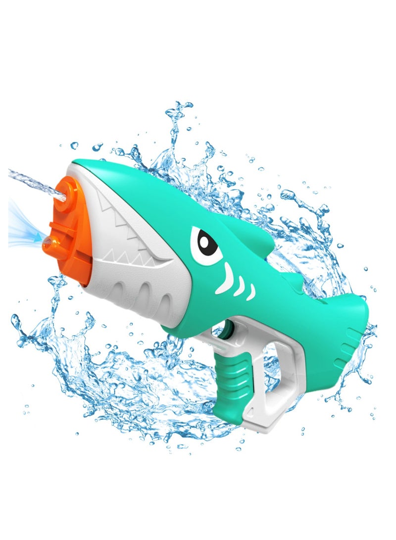 SYOSI Electric Water Gun, Automatic Water Gun with Water Absorption, 600CC High Capacity Shark Electric Squirt Guns for Adults and Kid, Range up to 26-32 FT, Pool Beach Outdoor Summer Toys - Image 1