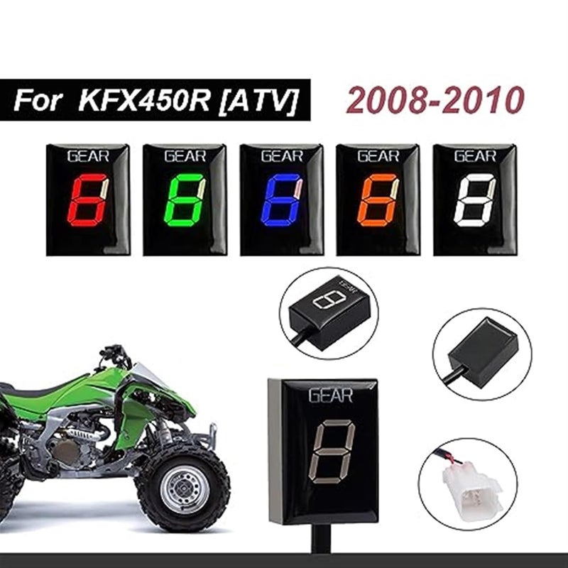 Wivplex 1-6 Gear Indicator for KFX450R - Image 4