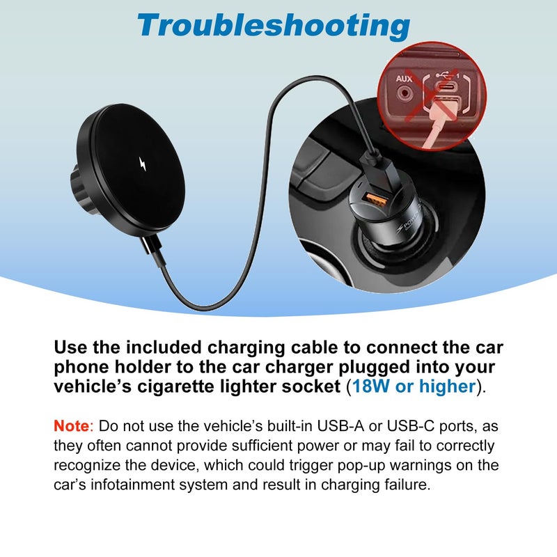 ZKJAYOE for JEEP 2024+ Wrangler JL JLU JT 4XE Phone Charger Mount - Wireless Charging Phone Holder for JEEP Wrangler Gladiator 2/4 Door Accessories, with the Strongest Magnets (NOT for 1945-2023 JL JT) - Image 2