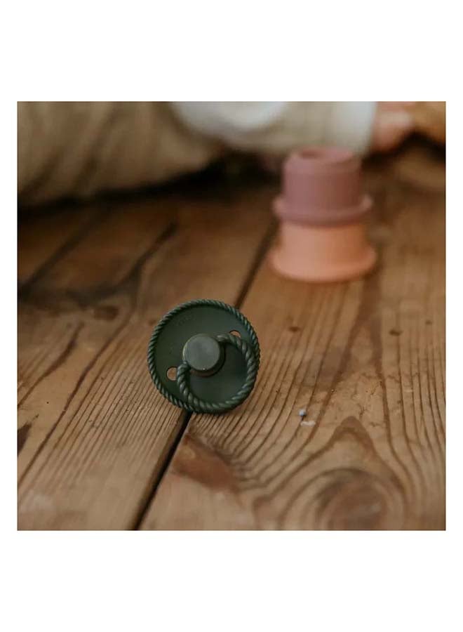 FRIGG Rope Silicone Baby Pacifier 06-M 2-Pack Green Tea/Olive - Size 1 - Image 5