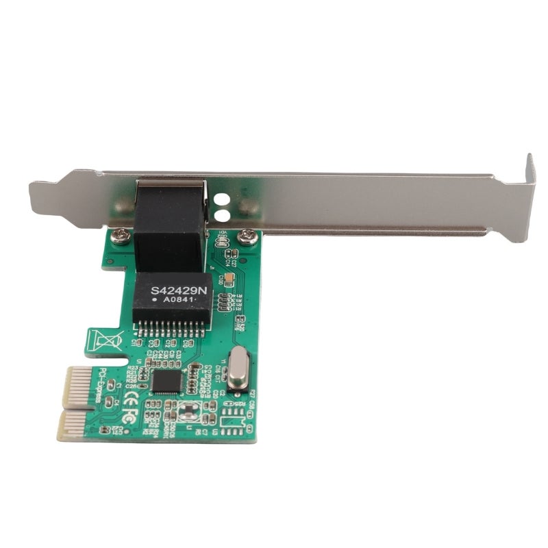 Pcie Ethernet Card: 10/100Mbps, Plug And Play, Pcie X1 Interface - Multi Slot Compatibility, Network Interface Card For Desktop Computers - Image 1